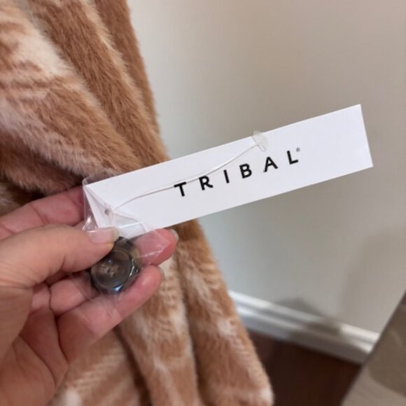 Tribal Plaid Casual Jacket - Picture 4 of 6